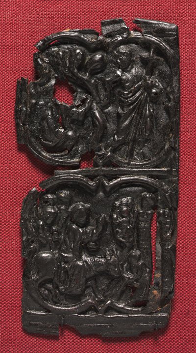 Nahkapaneeli, c. 1350-1400. tekijältä Unbekannt