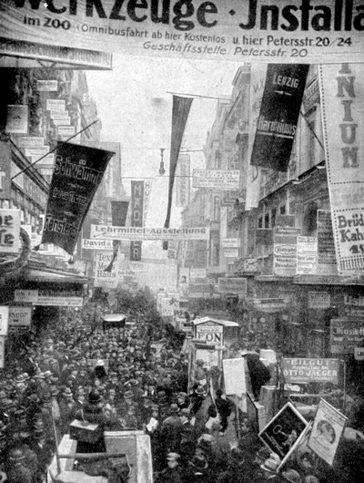 Leipzigin suuri mainosparaati, Leipzig, Saksa, 1922 tekijältä Unbekannt