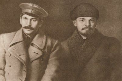 Lenin ja Stalin, maaliskuu 1919, 1939. tekijältä Unbekannt