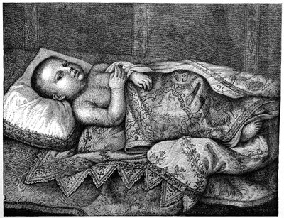 Leopoldo de Medici 1617-1675 kehdossa, 1882 tekijältä Unbekannt