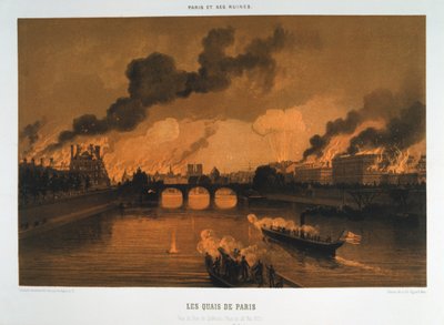 Pariisin laiturit, 24. toukokuuta 1871 tekijältä Unbekannt