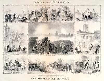Pariisin kärsimykset, 1870-1871 tekijältä Unbekannt
