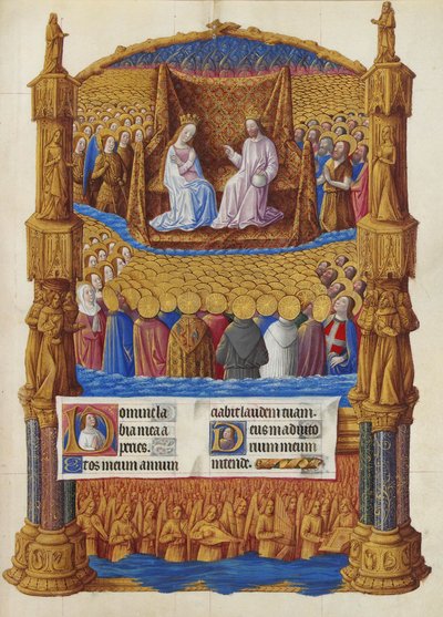 Les Très Riches Heures du Duc de Berry, Folio 126r - Paratiisi tekijältä Unbekannt