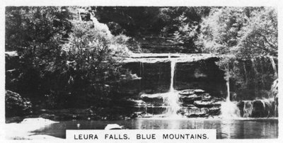 Leura Falls, Blue Mountains, Australia, 1928 tekijältä Unbekannt
