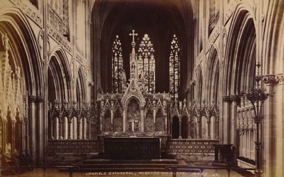 Lichfieldin katedraali, Reredos ja alttari, 1929. tekijältä Unbekannt