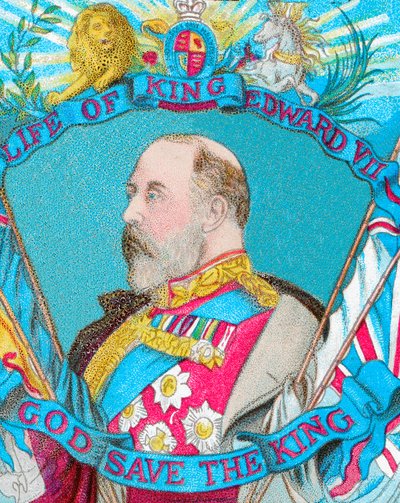 Kuningas Edward VII:n elämä: God Save the King, vuodelta 1902 tekijältä Unbekannt