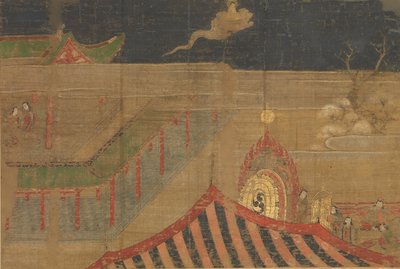 Buddhan elämä: Palatsin hylkääminen, 1400-luvun alku. tekijältä Unbekannt