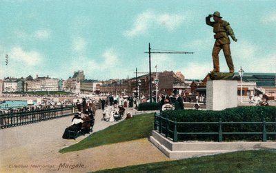 Lifeboat Memorial, Margate, Kent c1905 tekijältä Unbekannt