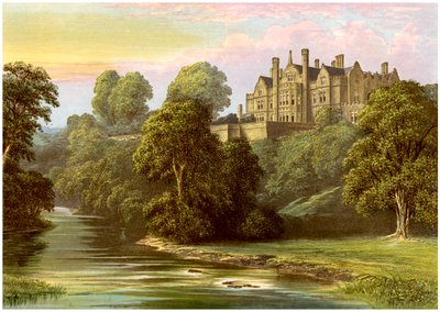 Lilburn Tower, Northumberland, Collingwood-perheen koti, vuodelta 1880 tekijältä Unbekannt