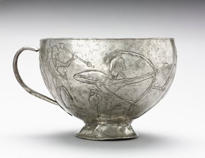 Lion Hunting Cup, 1100-1000 eaa. tekijältä Unbekannt