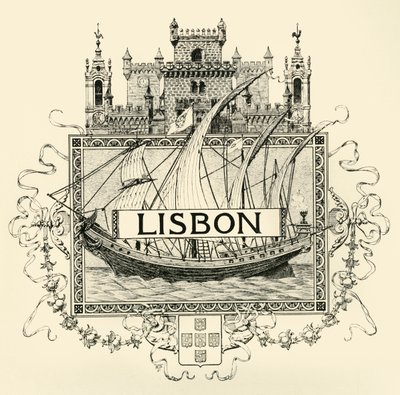 Lissabon, 1800-luvun loppu - 1900-luvun alku. tekijältä Unbekannt