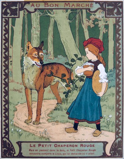 Punahilkka, 1800-luku tekijältä Unbekannt