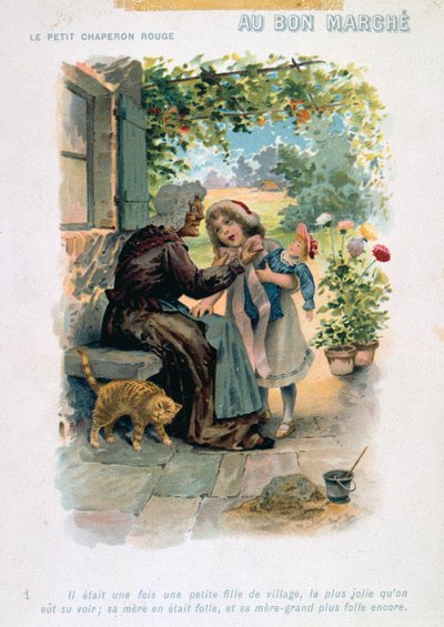 Punahilkka, 1800-luku tekijältä Unbekannt