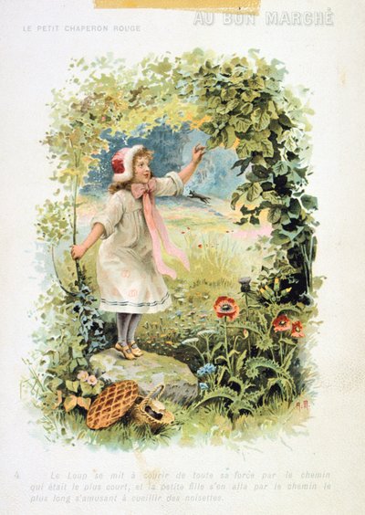 Punahilkka, 1800-luku tekijältä Unbekannt
