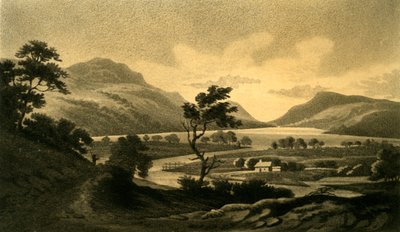 Loch-tay, Killinistä, 1802. tekijältä Unbekannt