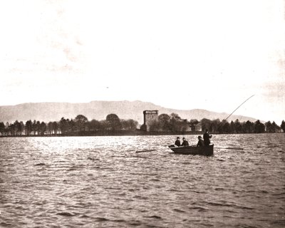 Lochlevenin linna, Kinross, Skotlanti, 1894. tekijältä Unbekannt