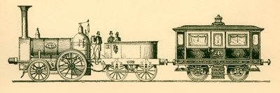 Veturi ja kuninkaallinen sedan, Lontoon ja Birminghamin rautatie, 1843, 1930. tekijältä Unbekannt