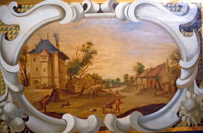 Loire Atlantique N* 042 - Chateau de Haute Goulaine - Maalattua puuta tekijältä Unbekannt