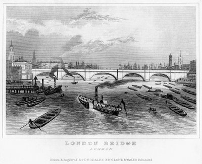 London Bridge, 1800-luku tekijältä Unbekannt