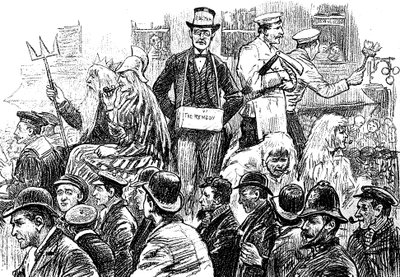 London Dockers Strike, syyskuu 1889 tekijältä Unbekannt