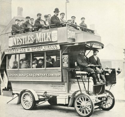 Lontoon höyrybussi, c1900, 1947. tekijältä Unbekannt