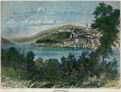 Londonderry, Ulster, Irlanti, 1880 tekijältä Unbekannt