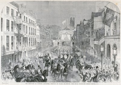 Lontoon tervetuloa prinsessa Alexandralle, 1863 tekijältä Unbekannt