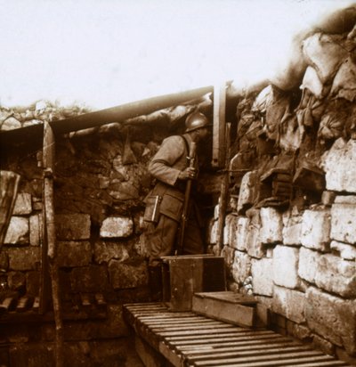 Look-out, Champagne, Ranska, c1914-c1918 tekijältä Unbekannt