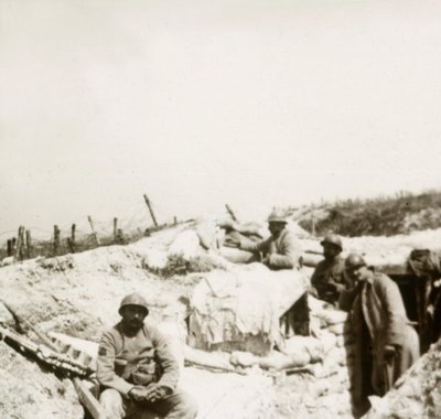 Näköalapaikka, Massiges, Pohjois-Ranska, c1914-c1918. tekijältä Unbekannt