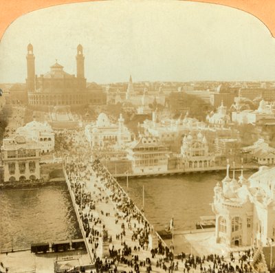 Katse pohjoiseen Eiffel-tornista, Pariisin näyttely, 1902. tekijältä Unbekannt