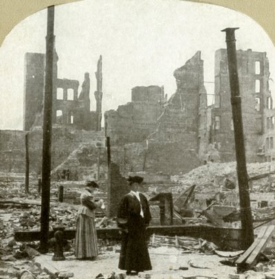 Katse koilliseen kulmasta Ellis and Powell Sts, 1906. tekijältä Unbekannt