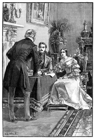 Lord Campbellsin kuningattaren yleisö, 1900 tekijältä Unbekannt