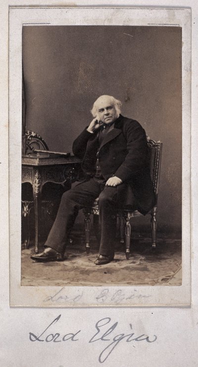 Lordi Elgin, brittiläinen diplomaatti, n. 1860 tekijältä Unbekannt
