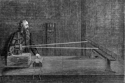 Lord Kelvinsin peiligalvanometri, 1876 tekijältä Unbekannt