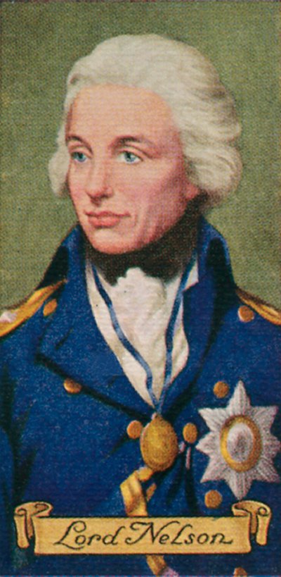 Lord Nelson, otettu savukekorttisarjasta, 1935 tekijältä Unbekannt