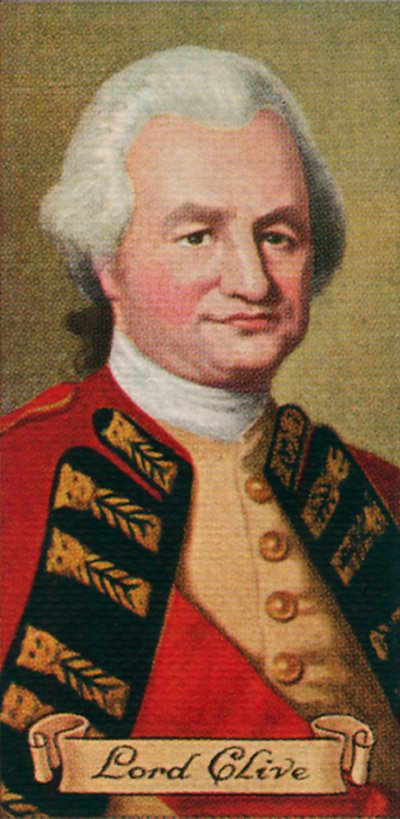 Lord Robert Clive, otettu savukekorttisarjasta, 1935 tekijältä Unbekannt