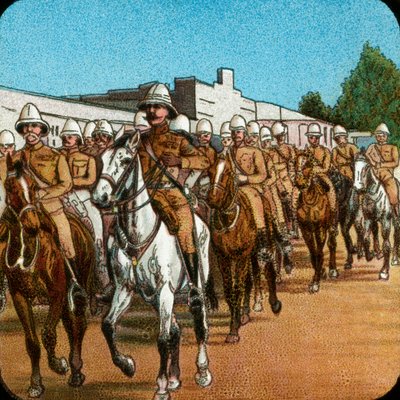 Lordi Roberts saapuu Pretoriaan, buurisota, Etelä-Afrikka, 1900 1925 tekijältä Unbekannt