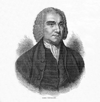 Lord Thurlow, brittiläinen lakimies ja tory-poliitikko, c1800 1878 tekijältä Unbekannt