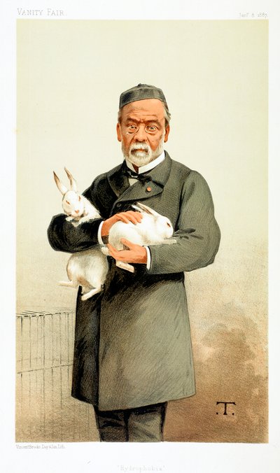 Louis Pasteur, ranskalainen kemisti ja modernin bakteriologian perustaja, 1887 tekijältä Unbekannt