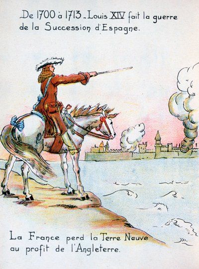 Ludvig XIV ja Espanjan perintösota, 1700-1715 1900-luku tekijältä Unbekannt