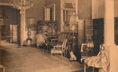 Ludvig XVI:n huone Kuuban suurlähetystössä Brysselissä, Belgiassa, 1927. tekijältä Unbekannt