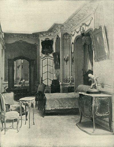 Ludvig XV:n makuuhuone, Maison Soubrier, 1903. tekijältä Unbekannt