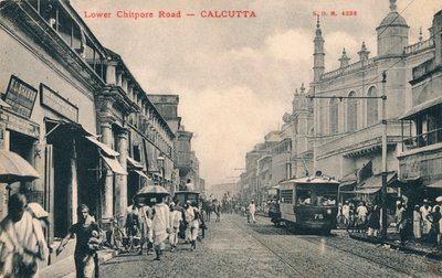 Lower Chitpore Road - Kalkutta, c1910 tekijältä Unbekannt