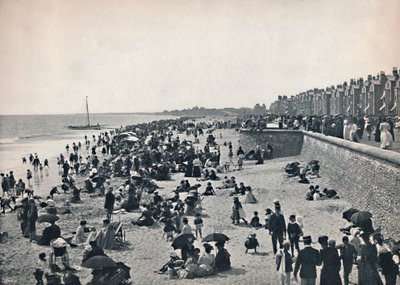 Lowestoft - Hiekoilla, 1895 tekijältä Unbekannt