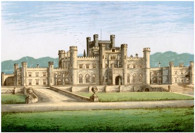 Lowther Castle, Westmorland, Lonsdalen jaarlin koti, vuodelta 1880 tekijältä Unbekannt