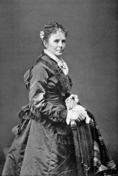 Lucretia Garfield, Yhdysvaltain presidentin James A Garfieldin vaimo, 1800-luvun loppu, 1908 tekijältä Unbekannt
