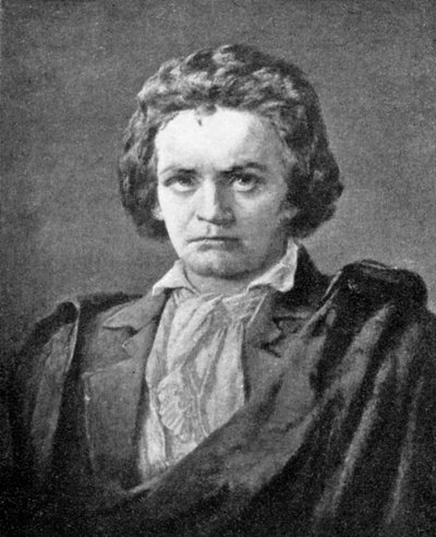 Ludwig van Beethoven, 1770-1827, saksalainen säveltäjä, 1909 tekijältä Unbekannt