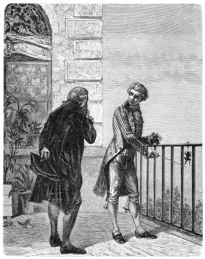Luigi Galvani, 1700-luvun italialainen fysiologi, 1880 tekijältä Unbekannt