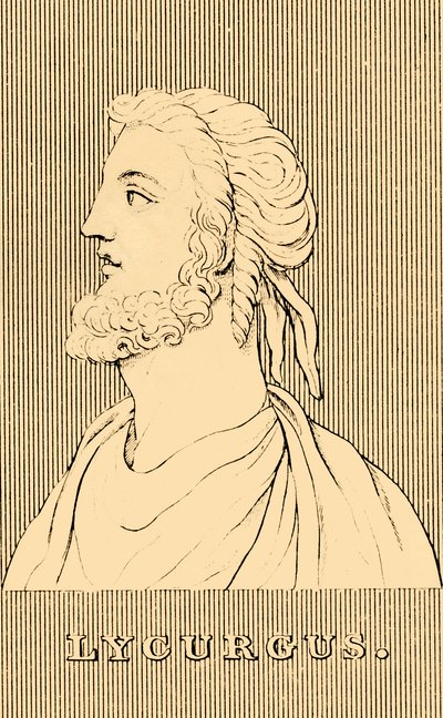 Lycurgus, fl c820 eKr., 1830. tekijältä Unbekannt