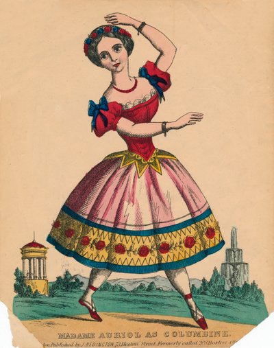 Madame Auriol Columbinena, c1849. tekijältä Unbekannt